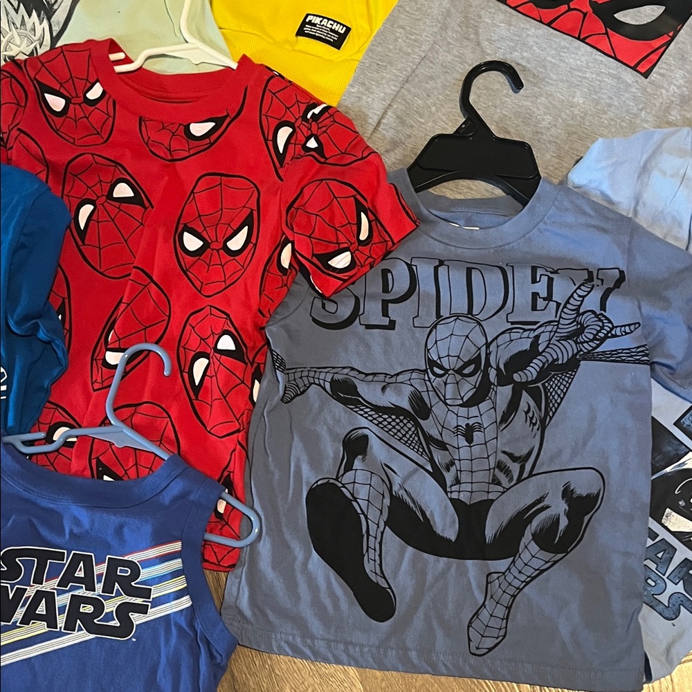 Assorted Kids Graphic T-Shirts super hero lot - Picture 3 of 10